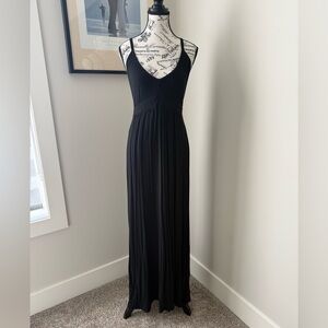 Old Navy Black V Neck Maxi Dress